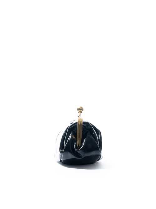Borsa Pasticcino Small Navetta in pelle crinkled Nero WEEKEND MAX MARA | 2525516214600006